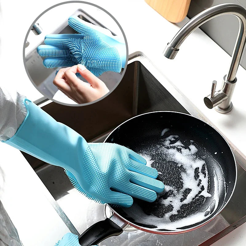 Hoorix® Silicone Dishwashing Cleaning Gloves