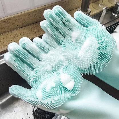 Hoorix® Silicone Dishwashing Cleaning Gloves