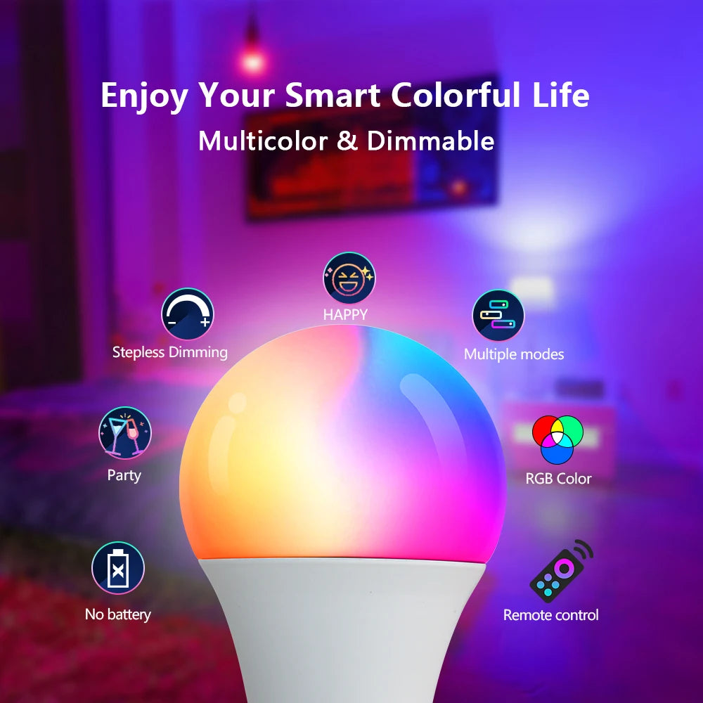 Hoorix® Multicolor LED Bulb with Remote Control