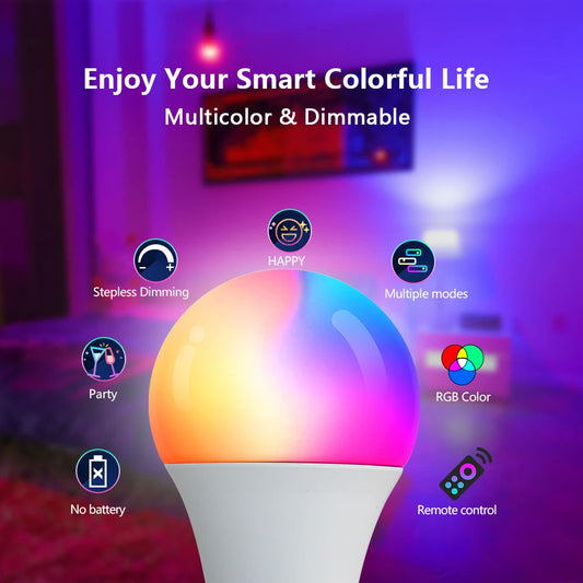 Hoorix® Multicolor LED Bulb with Remote Control