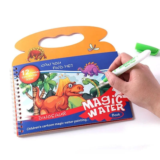 Hoorix® Reusable Magic Water Coloring Book