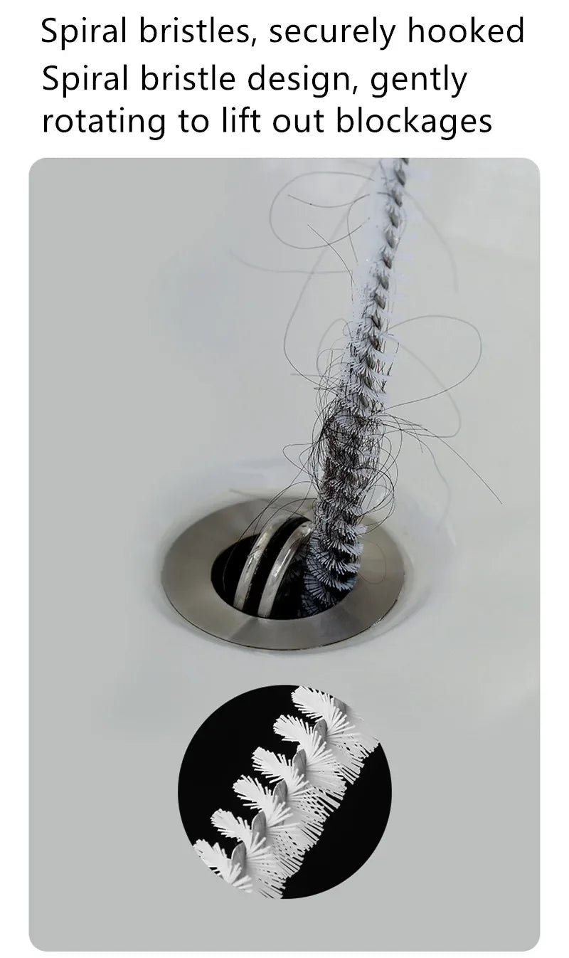 Hoorix® Flexible Drain Cleaning Brush Pipe Cleaner