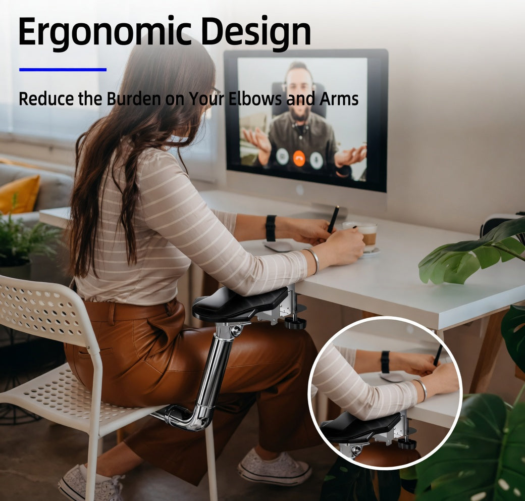 𝐇𝐨𝐨𝐫𝐢𝐱® Ergonomic Foldable Desk Arm Rest Support