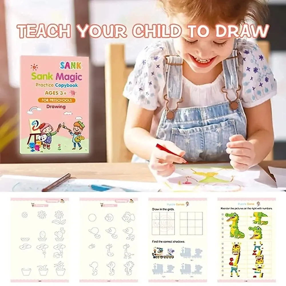 Hoorix® Reusable Sank Magic Practice Book