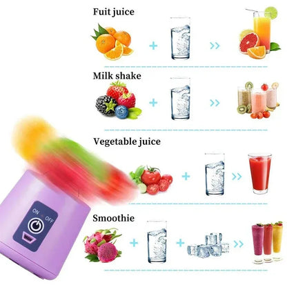 Hoorix® Portable USB Rechargeable Juicer Blender