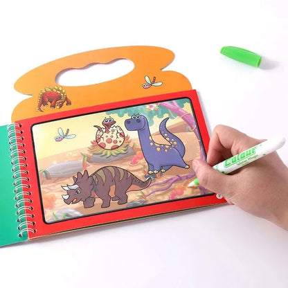 Hoorix® Reusable Magic Water Coloring Book