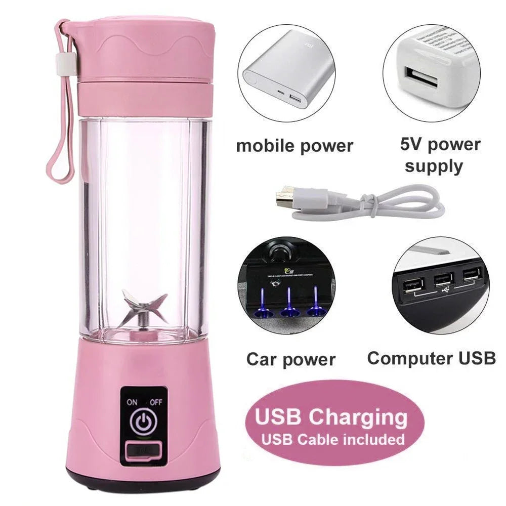 Hoorix® Portable USB Rechargeable Juicer Blender