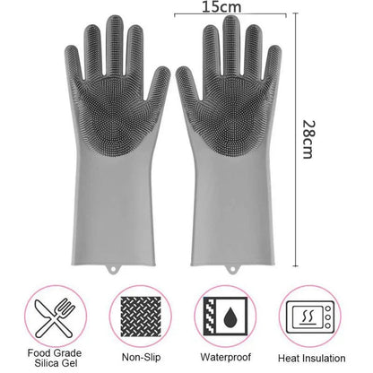 Hoorix® Silicone Dishwashing Cleaning Gloves
