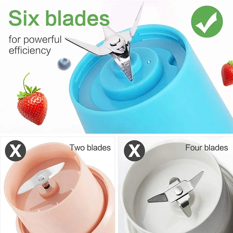 Hoorix® Portable USB Rechargeable Juicer Blender