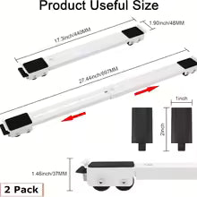 Hoorix® Best Adjustable  Heavy Duty Appliance Rollers